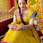Latest Bridal Mehndi Dresses