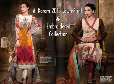 AlKaram 2013 Lawn Prints & Embroidered collection