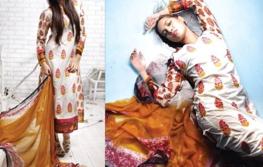 Rabea Designer Embroidered Lawn Collection 2013