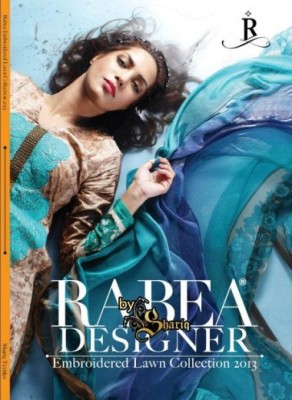 Rabea Designer Embroidered Lawn Collection by Shariq textiles