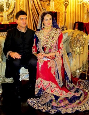 Pakistani model mehreen syed wedding