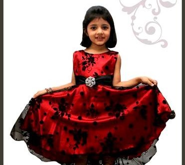 Partywear dresses for girls by Sana’s Creations