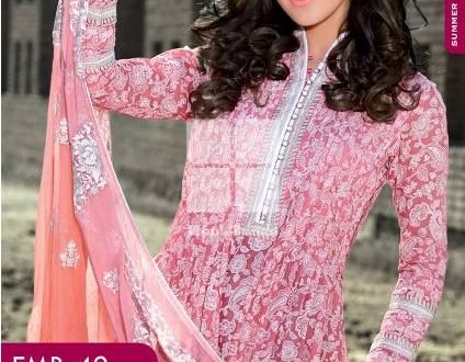 Gul Ahmed Summer Lawn Premium Embroidered Chiffon Collection 2014
