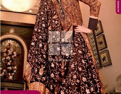 Gul Ahmed Summer Lawn Premium Embroidered Chiffon Collection 2014