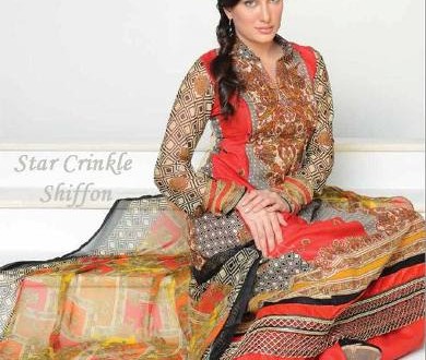 Star Classic Lawn & Star Crinkle Chiffon Summer Collection 2014