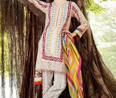 Nishat Textiles Lawn Spring Summer 2014 Collection for Women