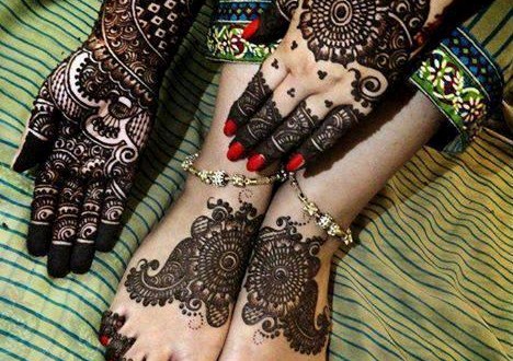 Foot Mehndi Designs for Brides