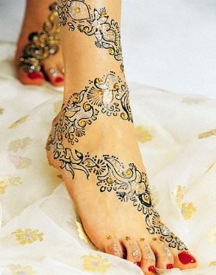 Foot Mehndi Designs for Brides