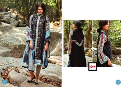 LSM Fabrics Komal Lawn, Chiffon, Embroidered 2014