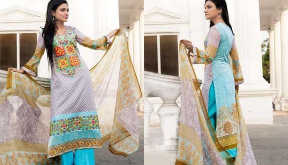 Amna Ismail Embroidered Lawn Dresses 2014