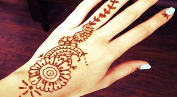 Simple Mehndi Designs for Fingers