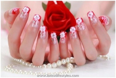 Wedding Nails Polish Art Designs