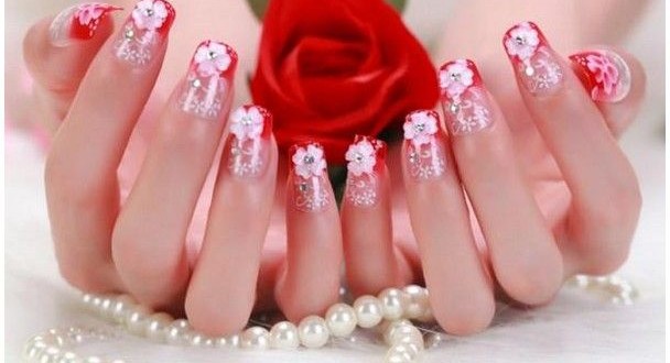 Wedding Nails Polish Art Designs
