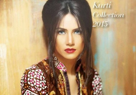 Subhata Kurti Collection 2015 by Shariq Textiles