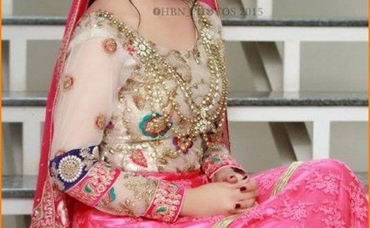 Pakistani Drama Actress Sarah Khan Bridal Pics